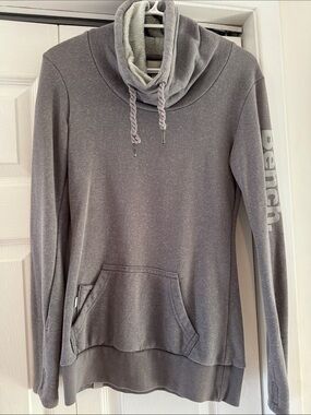Vintage Bench Heather Gray Cowl Neck Hoodieo